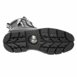 Bottines En Cuir New Rock M.NEWMILI120-C2 -DISCOBOLE Soldes new rock m newmili120 c2 5 zoom