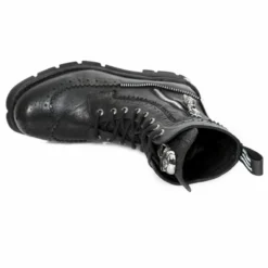 Bottines En Cuir New Rock M.NEWMILI120-C2 -DISCOBOLE Soldes new rock m newmili120 c2 6 zoom