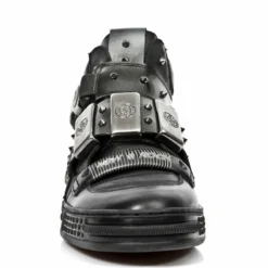 Baskets Cuir New Rock M.PS027-C1 -DISCOBOLE Soldes new rock m ps027 c1 3 zoom