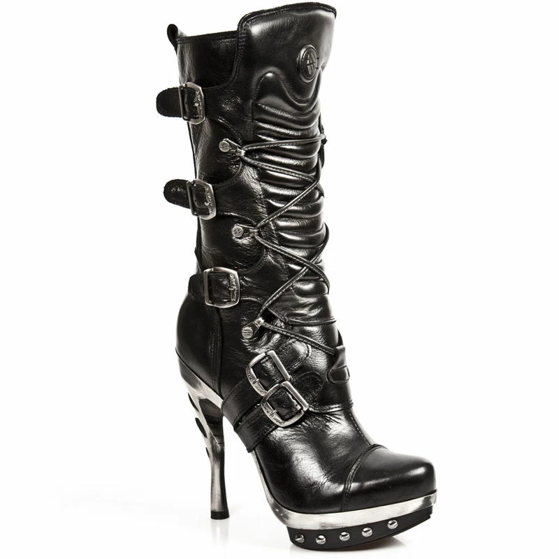 Bottes Cuir New Rock M.PUNK001-C1 4 Bottes Cuir New Rock M.PUNK001-C1 – Image 2