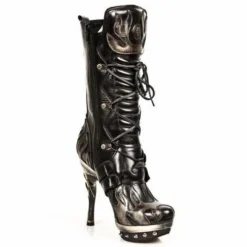 Bottes Cuir New Rock M.PUNK023-C2 -DISCOBOLE Soldes new rock m punk023 c2 4 zoom