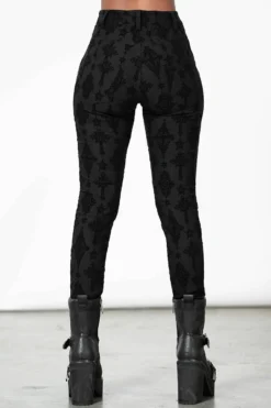 Pantalon KILLSTAR 'Nora' -DISCOBOLE Soldes nora flocked trousers w d x1600 900