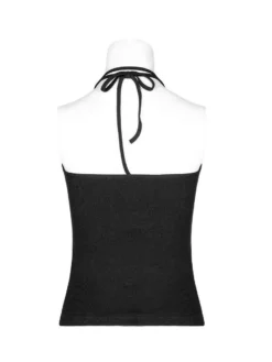 Top PUNK RAVE 'black Handcuffs' -DISCOBOLE Soldes opt3283 900