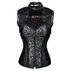 Corset Gothique Noir Et Son Boléro