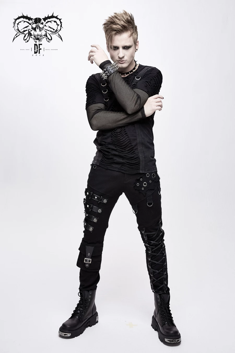 Pantalon DEVIL FASHION 'black Dragan' 7 Pantalon DEVIL FASHION 'black Dragan' â Image 5