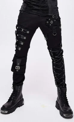 Pantalon DEVIL FASHION 'black Dragan'
