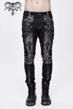 Pantalon DEVIL FASHION 'dark Cross'