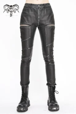 Pantalon Goth Rock Femme -DISCOBOLE Soldes pt1305 900