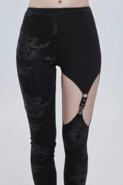Leggings DEVIL FASHION 'Bat & Spider' -DISCOBOLE Soldes pt1489 900