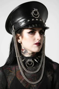 Casquette Néo Goth KILLSTAR 'rétrograde'