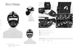 Masque Gothique En Simili Cuir Noir 'Hannibal' -DISCOBOLE Soldes s 158