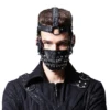 Masque Gothique En Simili Cuir Noir 'Hannibal' -DISCOBOLE Soldes s158