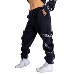 HELL BUNNY Jogging Femme HEARTLESS 'sad Girl' -DISCOBOLE Soldes sad girl club joggers ladies black heartless 4 900