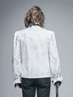 Chemise Gothique Vampire Blanche 9 Chemise Gothique Vampire Blanche -DISCOBOLE Soldes sht01002 2 1000