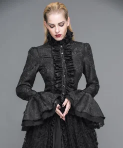 Chemisier Gothique Noir DEVIL FASHION