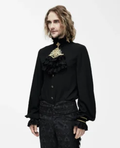 Chemise Baroque à Jabot DEVIL FASHION -DISCOBOLE Soldes sht023012 900