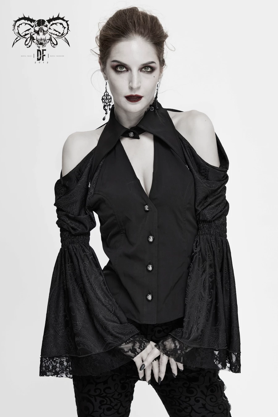 Chemisier DEVIL FASHION 'vampiria' 3 Chemisier DEVIL FASHION 'vampiria'