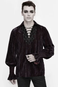 Chemise Vampire DEVIL FASHION 'aleister'
