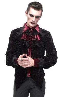 Chemise Vampire DEVIL FASHION 'Lothaire' -DISCOBOLE Soldes sht0776 900