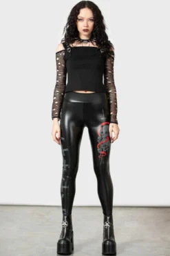 Leggings Look Cuir KILLSTAR 'Sinner' 11 Leggings Look Cuir KILLSTAR 'Sinner' -DISCOBOLE Soldes sinner leggings w b x1600 900