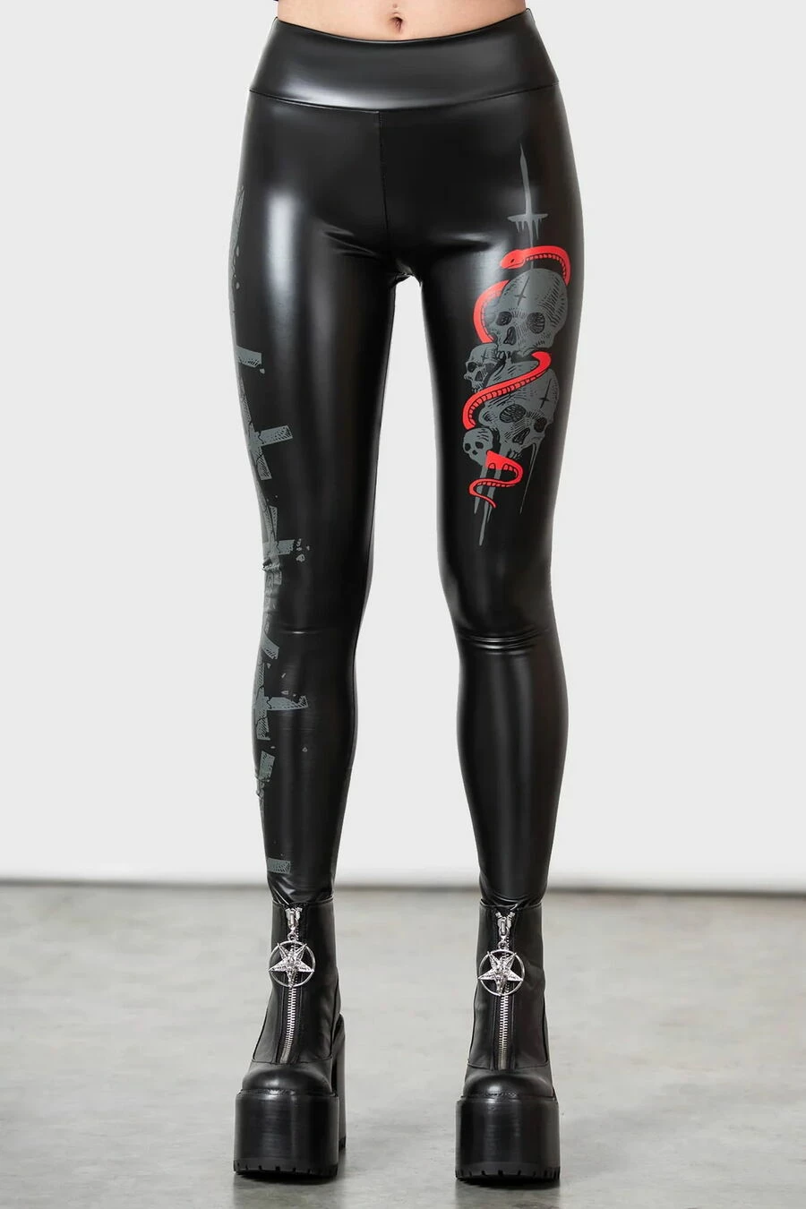 Leggings Look Cuir KILLSTAR 'Sinner' 3 Leggings Look Cuir KILLSTAR 'Sinner'
