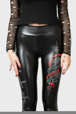 Leggings Look Cuir KILLSTAR 'Sinner' 13 Leggings Look Cuir KILLSTAR 'Sinner' -DISCOBOLE Soldes sinner leggings w d x1600 900