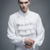 Chemise Victorienne Blanche DEVIL FASHION -DISCOBOLE Soldes sjm127 2