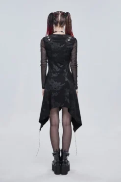 Robe Goth DEVIL FASHION 'sorcière Noire' -DISCOBOLE Soldes skt1354 900