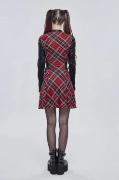 Robe Goth Punk Rock DEVIL FASHION -DISCOBOLE Soldes skt1381 900