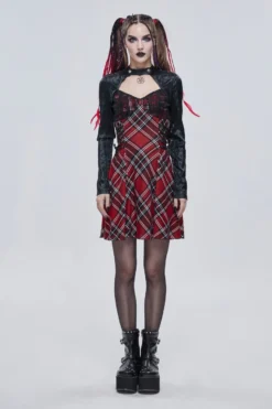 Robe Goth Punk Rock DEVIL FASHION -DISCOBOLE Soldes skt1382 900