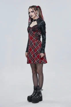 Robe Goth Punk Rock DEVIL FASHION -DISCOBOLE Soldes skt1383 900