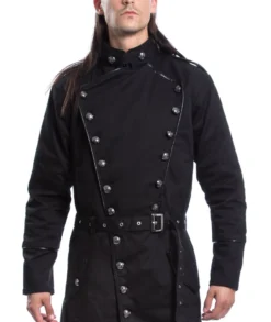 Manteau POIZEN INDUSTRIES 'solomon' -DISCOBOLE Soldes solomon coat mens black chemical black 11 900