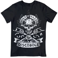 T-shirt Unisexe DISCOBOLE 'Sons Of Satan' -DISCOBOLE Soldes sons of satan t shirt simulation 900