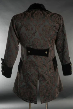 Veste Steampunk Brocarde Pirate -DISCOBOLE Soldes steampunk brocade pirate jacket 3 900