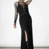 Robe KILLSTAR 'Tristania' -DISCOBOLE Soldes tristania maxi halter dress b x1600 900