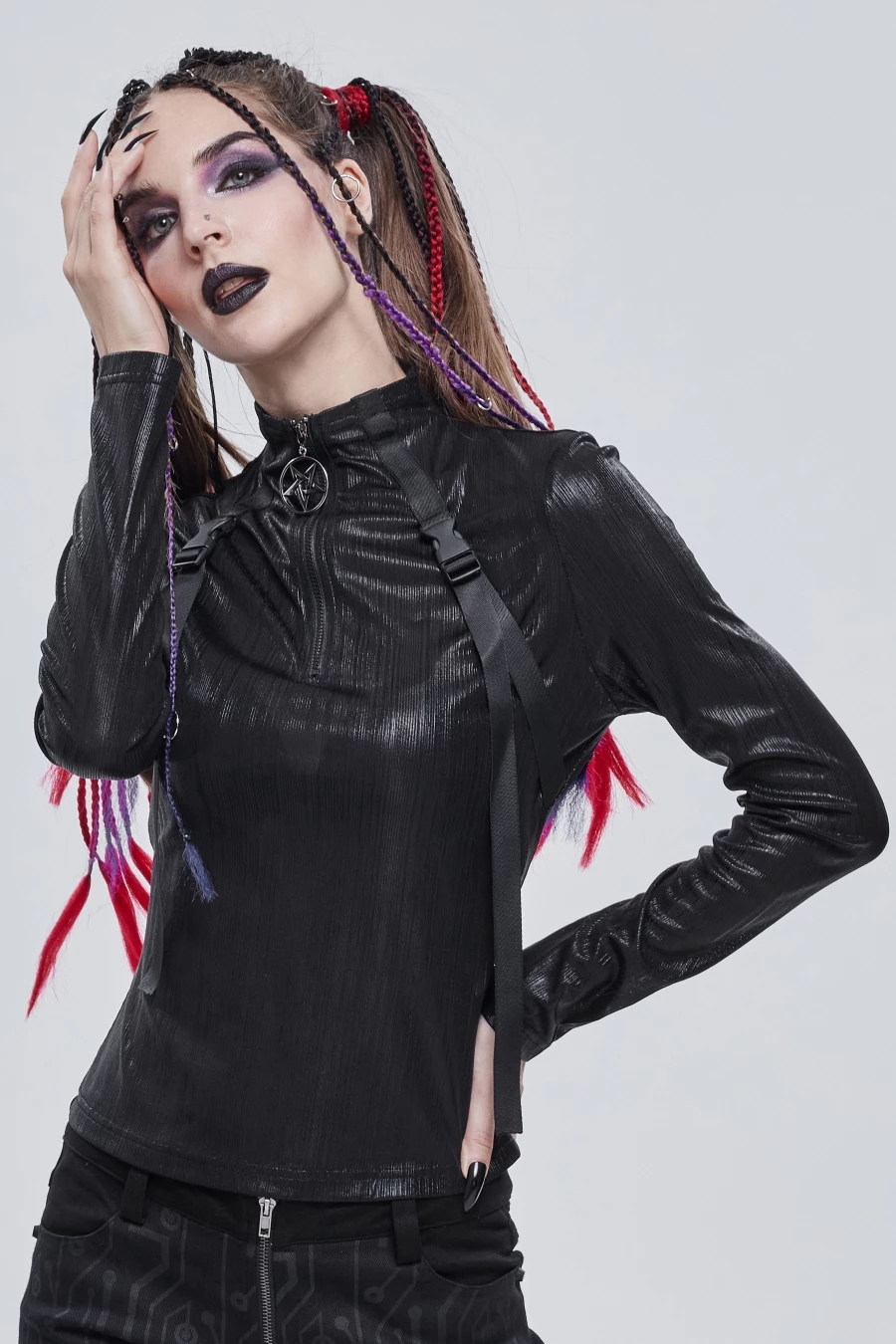 Pull Cyber Gothique DEVIL FASHION 4 Pull Cyber Gothique DEVIL FASHION â Image 2