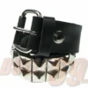 Ceinture Cuir 2 Rangs 'pyramide' -DISCOBOLE Soldes website 2236 600