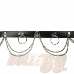 Ceinture Cuir & Chaines