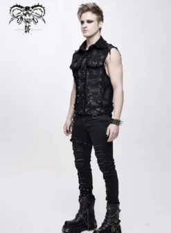 Veste Sans Manches DEVIL FASHION 'The Beast' -DISCOBOLE Soldes wt0433 900