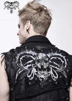 Veste Sans Manches DEVIL FASHION 'The Beast' -DISCOBOLE Soldes wt0435 900
