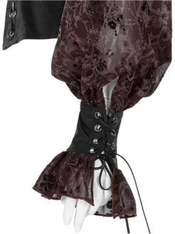 Chemisier Victorien PUNK RAVE -DISCOBOLE Soldes wy 1123bk co punk rave 15 1 900