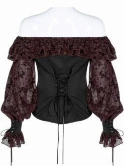 Chemisier Victorien PUNK RAVE -DISCOBOLE Soldes wy11232 900