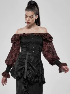 Chemisier Victorien PUNK RAVE -DISCOBOLE Soldes wy11233 900