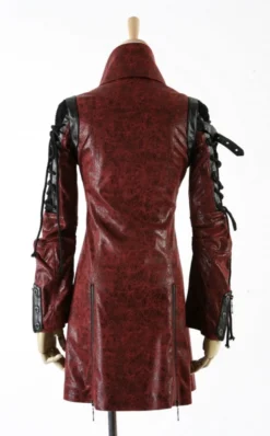 Veste Gothique Homme PUNK RAVE 'red Funeral' -DISCOBOLE Soldes y 349redg 900