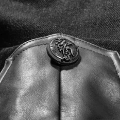 Veste Steampunk Néo Militaire Sans Manches -DISCOBOLE Soldes y 711 8