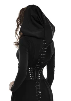 Serre-taille Gothique Noir Tenebra -DISCOBOLE Soldes y6593