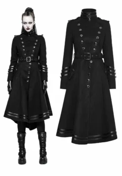Manteau Femme PUNK RAVE 'miss Sergent'