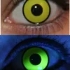 Lentilles Gothique 90 Jours INNOVISION 'yellow Fluo' 1 Lentilles Gothique 90 Jours INNOVISION 'yellow Fluo' -DISCOBOLE Soldes yellowuv