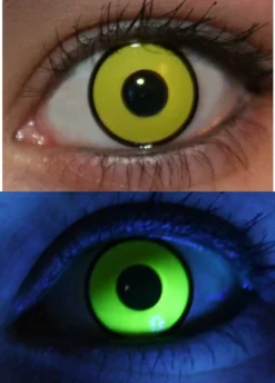 Lentilles Gothique 90 Jours INNOVISION 'yellow Fluo'