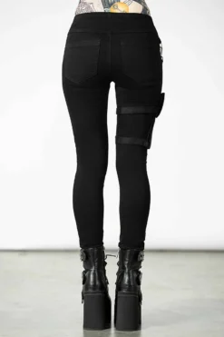 Pantalon KILLSTAR 'Zodiac Harness' -DISCOBOLE Soldes zodiac harness jeans w e x1600 900